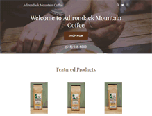 Tablet Screenshot of adkmountaincoffee.com